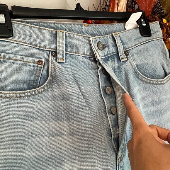 Boyish The TOBY High Waisted Relaxed Tapered Jeans Sz 26 in BLUE PLANET - Picture 7 of 11